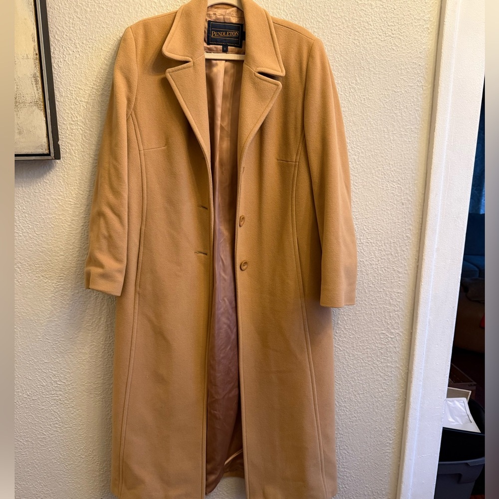 Pendleton Tan Long Coat